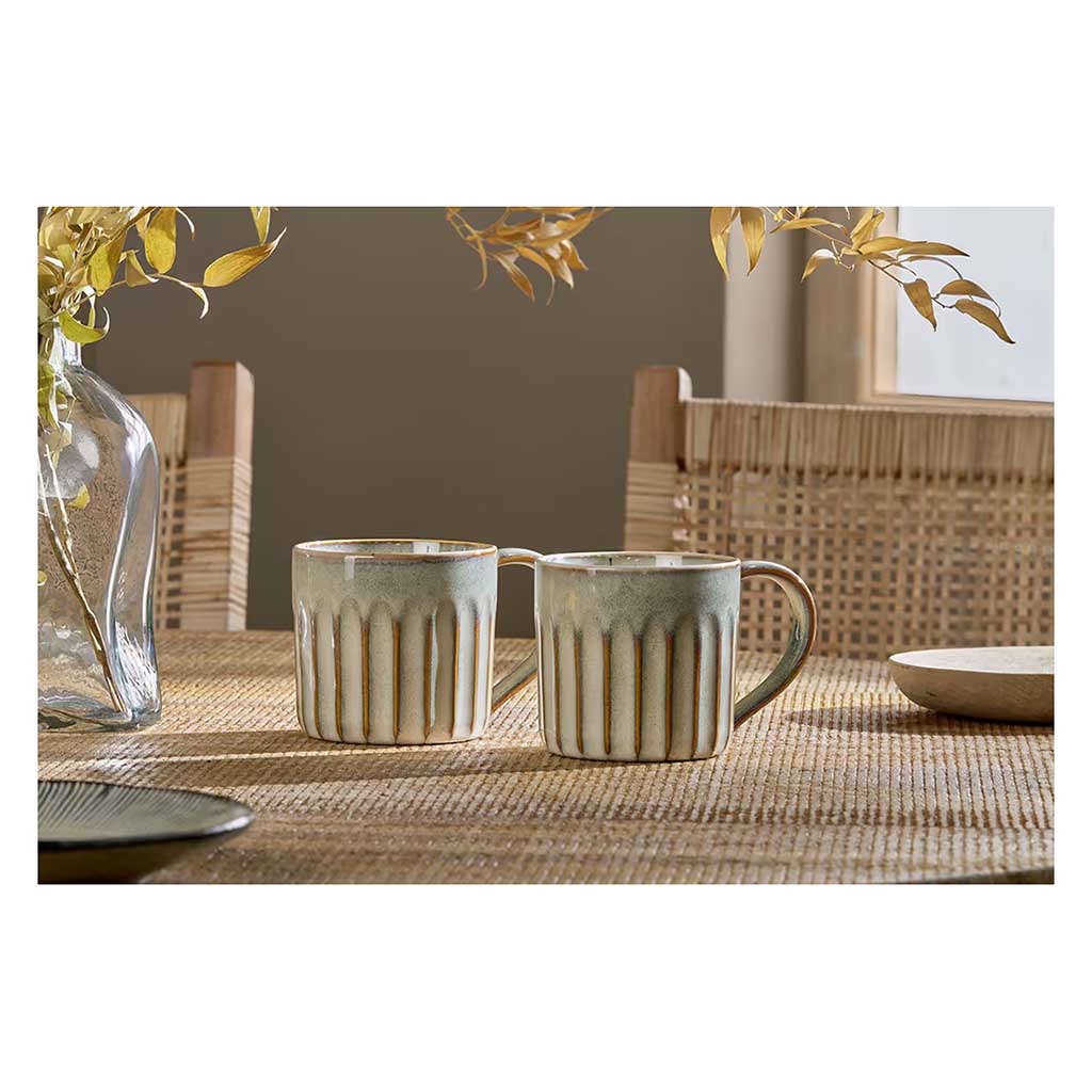 Moda Mugs nkuku MM0701 Mugs Set of 2 / Natural