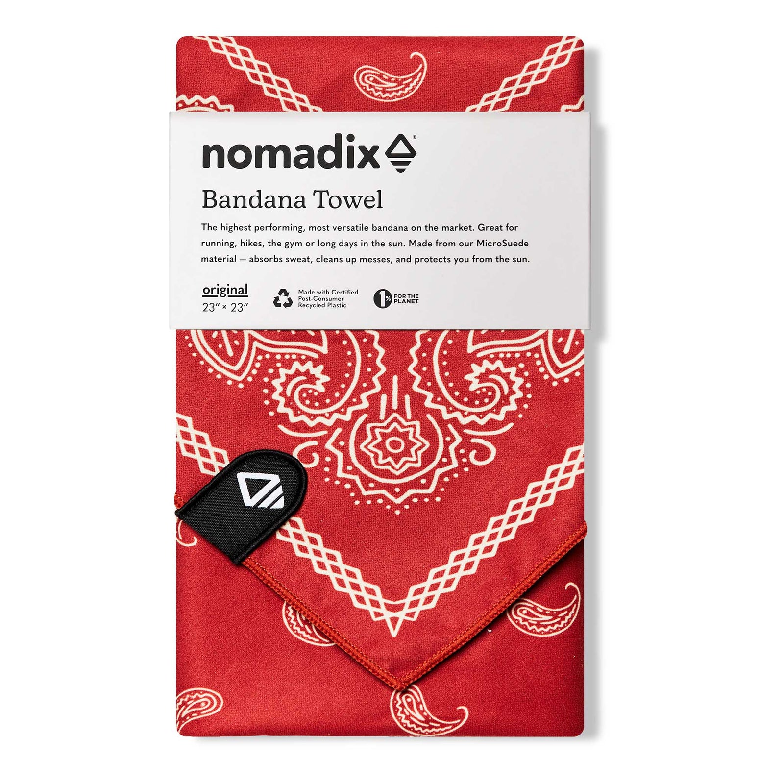 Bandana Towel Nomadix TBN-PAIS-101 Travel Towels One Size / Paisley Red