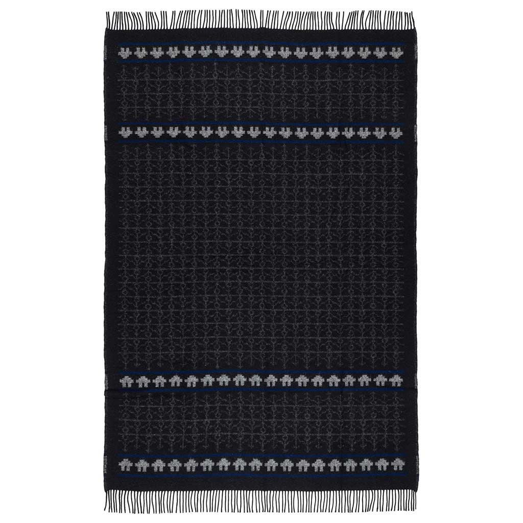 Ekshärad Natt Wool Blanket Öjbro Vantfabrik OEKS01UP130220 Blankets 130 x 220 cm / Ekshärad Natt