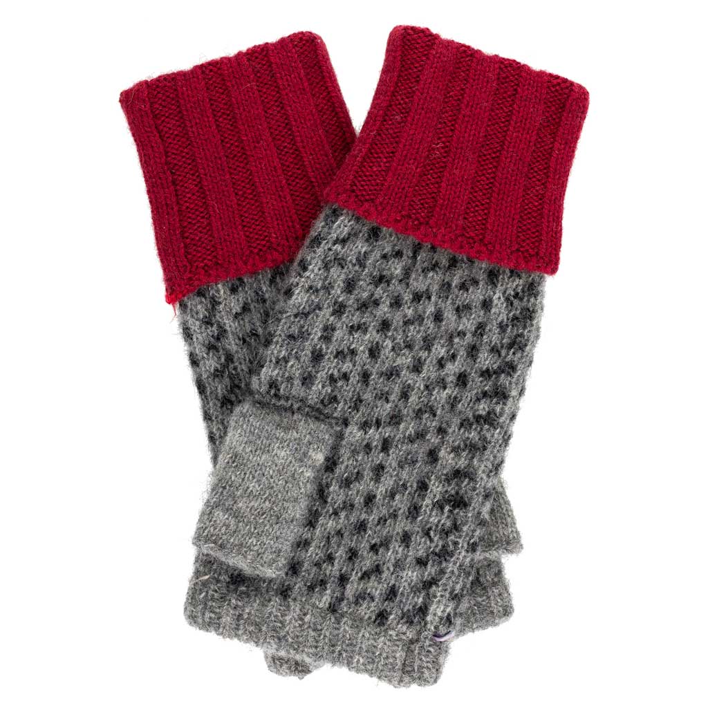 Skaftö Grå Wristwarmer Öjbro Vantfabrik OSKA05PVLA Wristwarmer One Size / Skaftö Grå