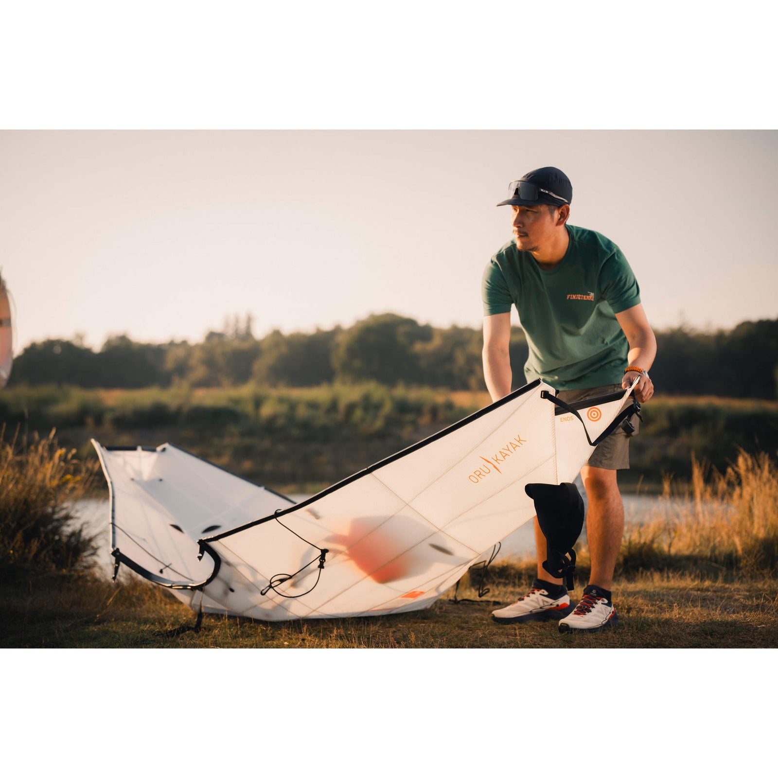 Bay ST Oru Kayak OKY102-CYN-ST-01 Kayaks 1P / Cayen/Slate