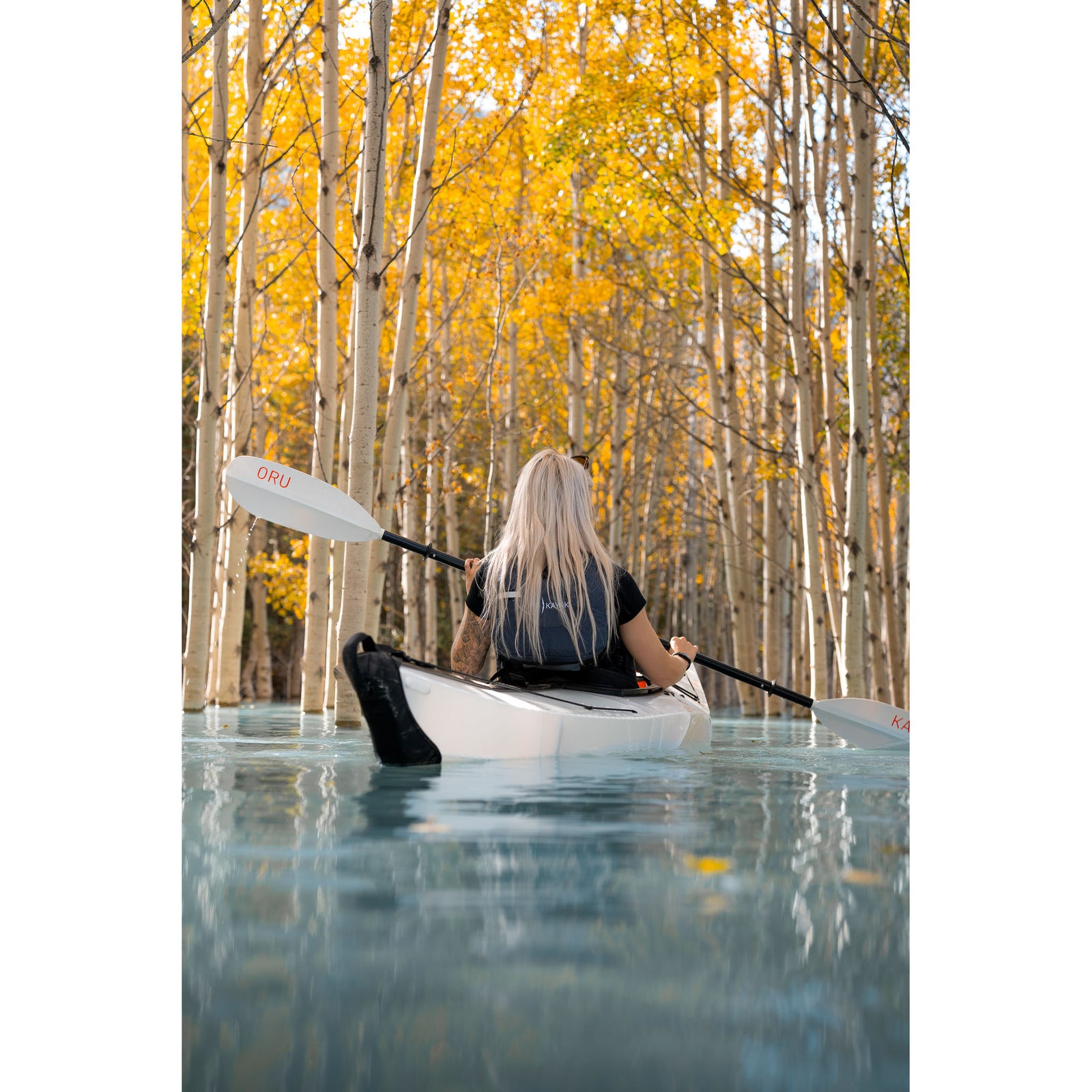 Bay ST Oru Kayak OKY102-ORA-ST Kayaks 1P / White/Orange