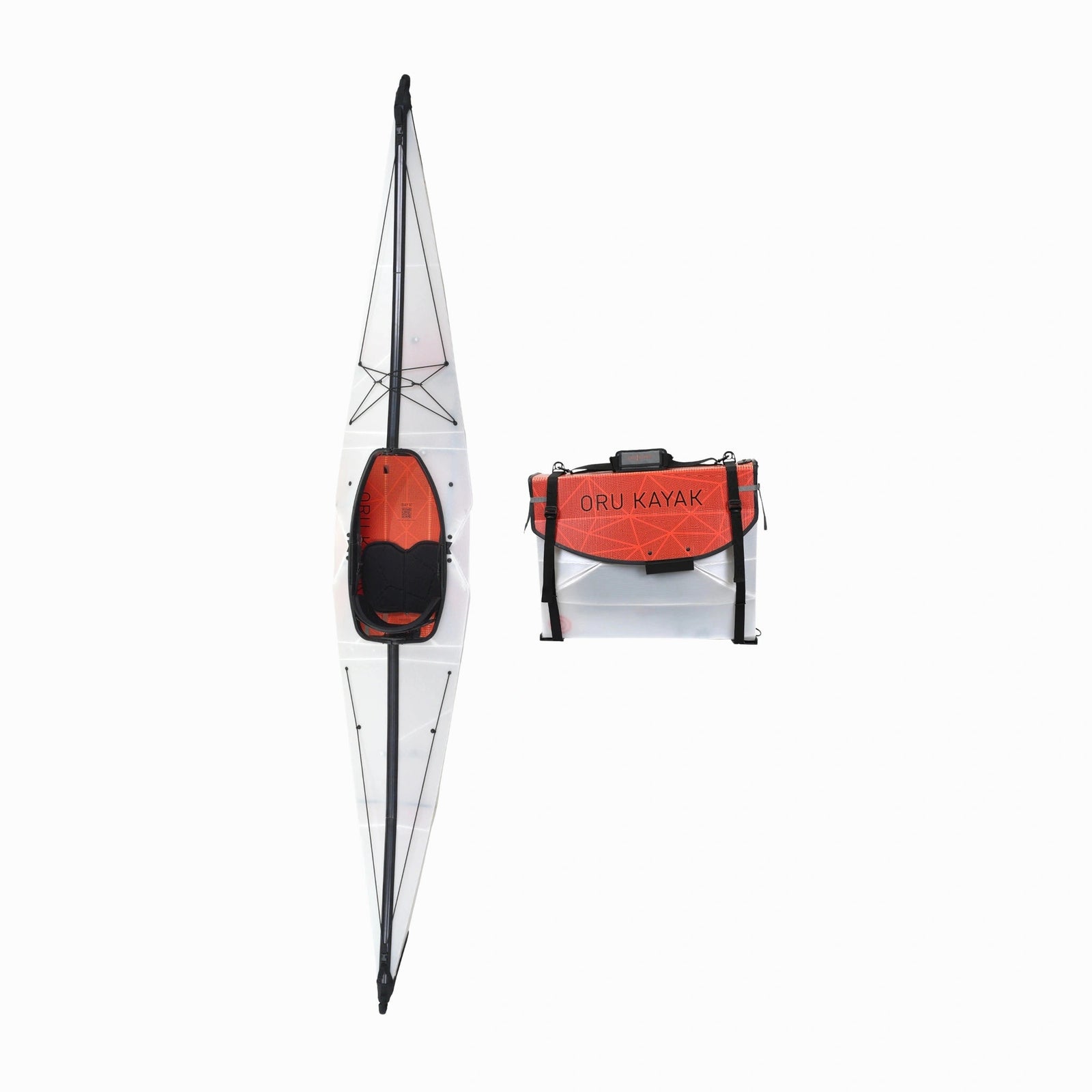 Bay ST Oru Kayak OKY102-ORA-ST Kayaks 1P / White/Orange