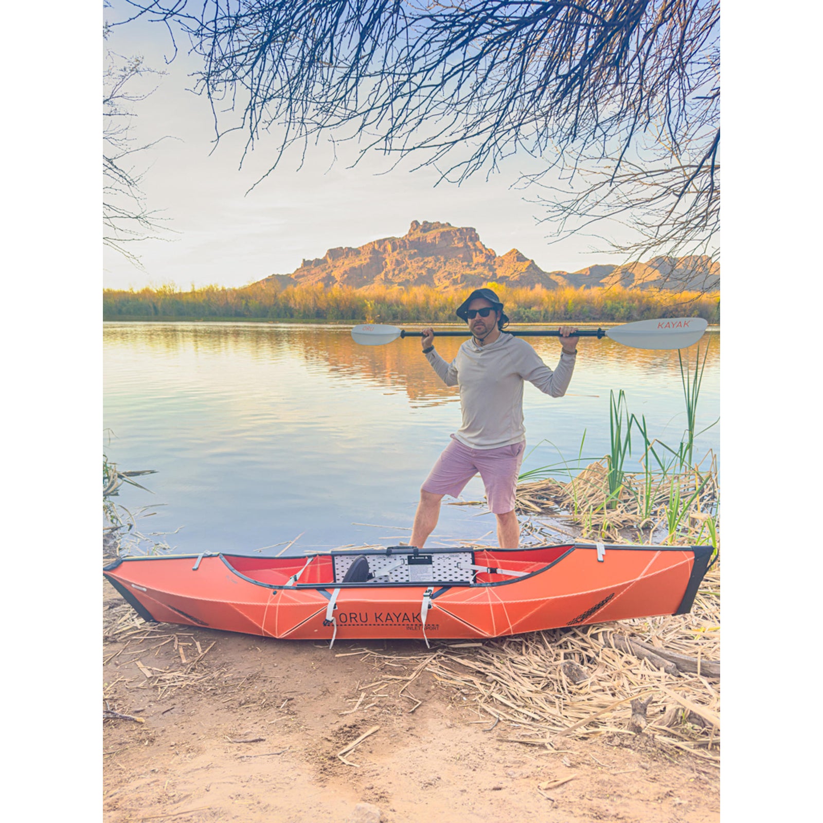 Inlet Sport Oru Kayak OKY501-CYN-INS-01 Kayaks One Size / Cayen/Slate