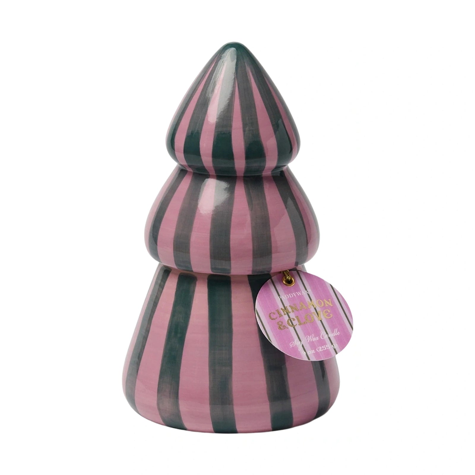 Cabana Christmas Ceramic Tree Candle | Cinnamon & Clove Paddywax CCT0904EU Candles 9 oz / Cinnamon & Clove
