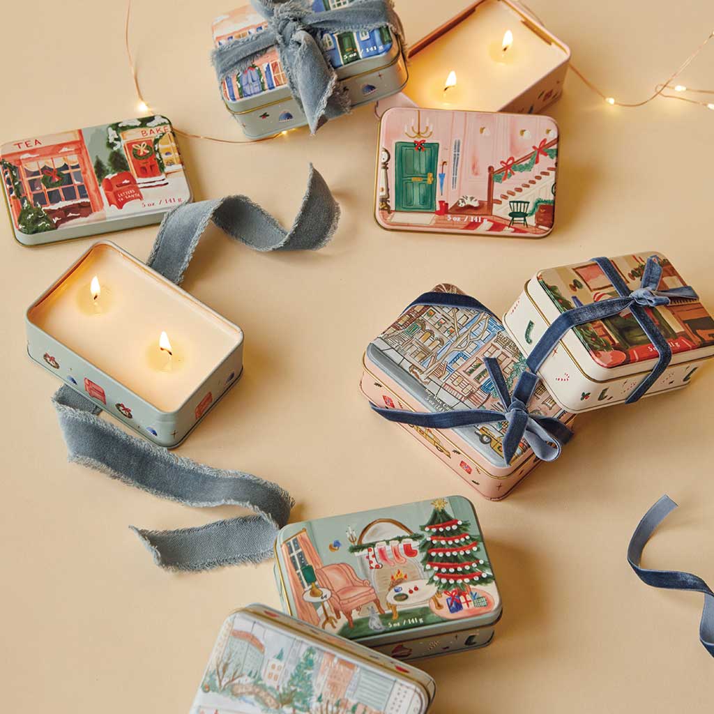 Christmas Tin | Winter Balsam Paddywax CT0503EU Candles 5oz / Neighborhood