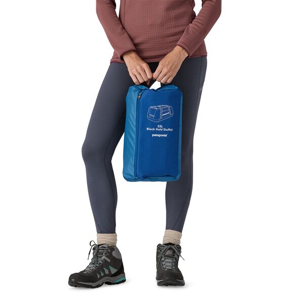 Black Hole Duffle 55L Patagonia 49343-BOB-ALL Duffle Bags 55L / Black/Black