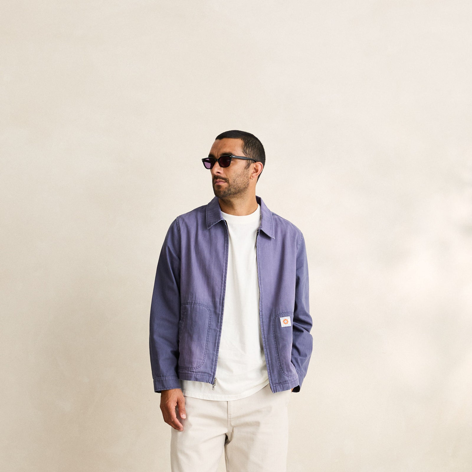 Herringbone Sun Wash Jacket Rhythm Men's Jackets