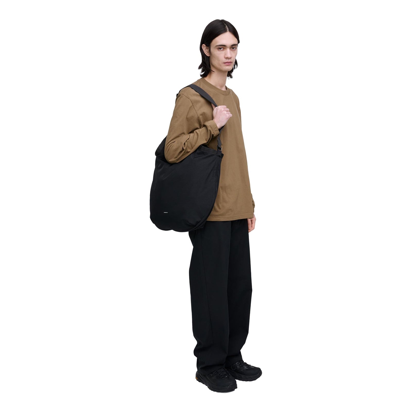 Grid Tote Bag Sandqvist 258205999 Tote Bags 22L / Black