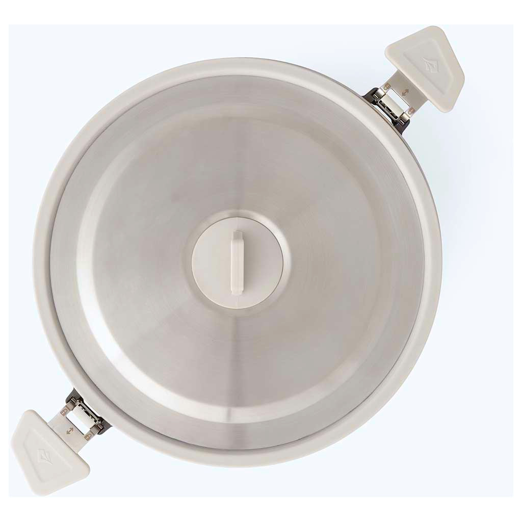 Detour Stainless Steel Collapsible Pot 5L Sea to Summit ACK026021-671804 Pots & Pans 5L / Laurel Wreath/Stainless