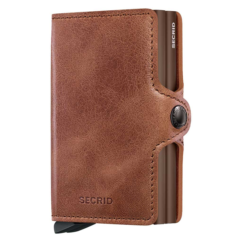 Twinwallet Vintage Secrid tv-cognac-brown Wallets One Size / Cognac/Brown