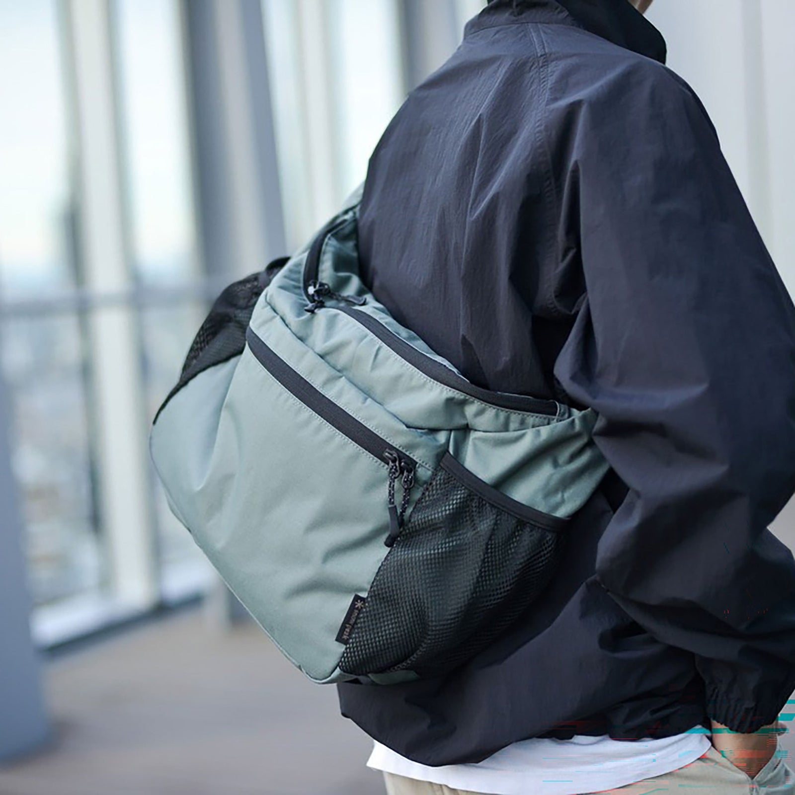 Everyday Use Middle Shoulder Bag Snow Peak AC-25SU40300012 Messenger Bags One Size / Grey