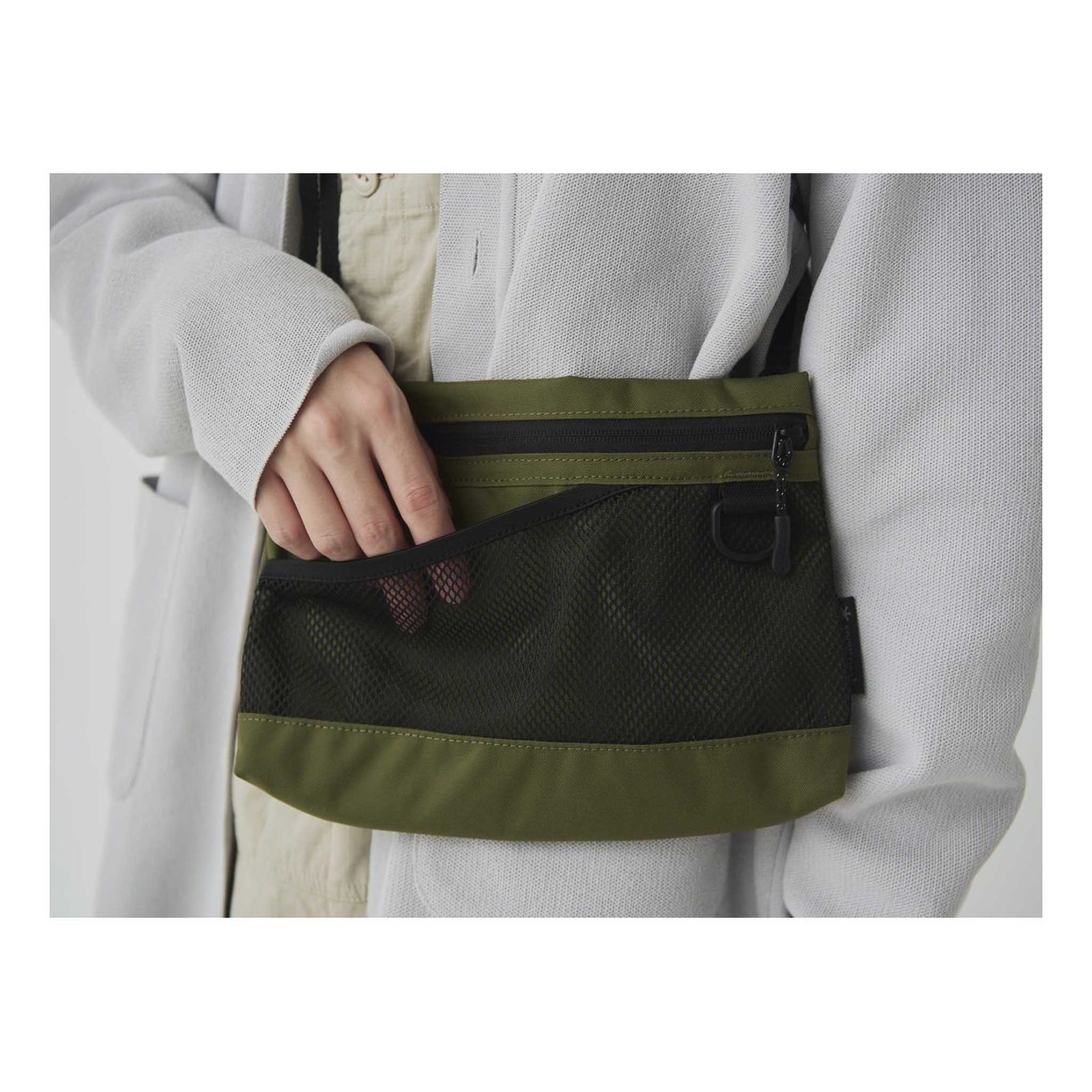 Everyday Use Sacoche Snow Peak AC-25SU40500012 Crossbody Bags One Size / Grey