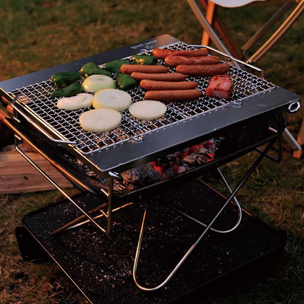 Fireplace Grill Bridge Snow Peak Firepit Accessories
