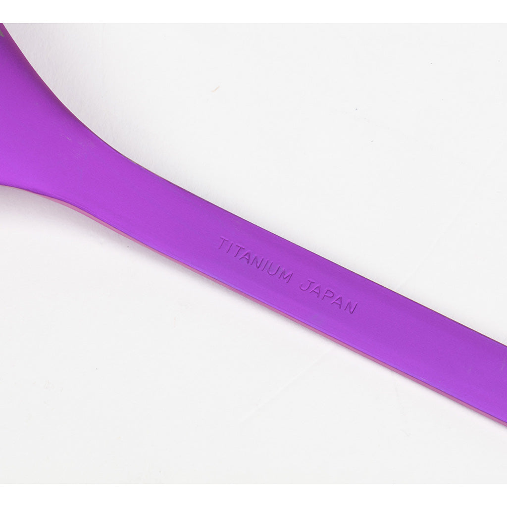 Titanium Colour Spork Snow Peak SCT-004PR Forks & Spoons One Size / Purple