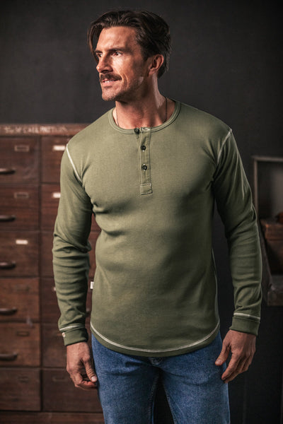 New Elder Henley Shirt &SONS Men's Henleys