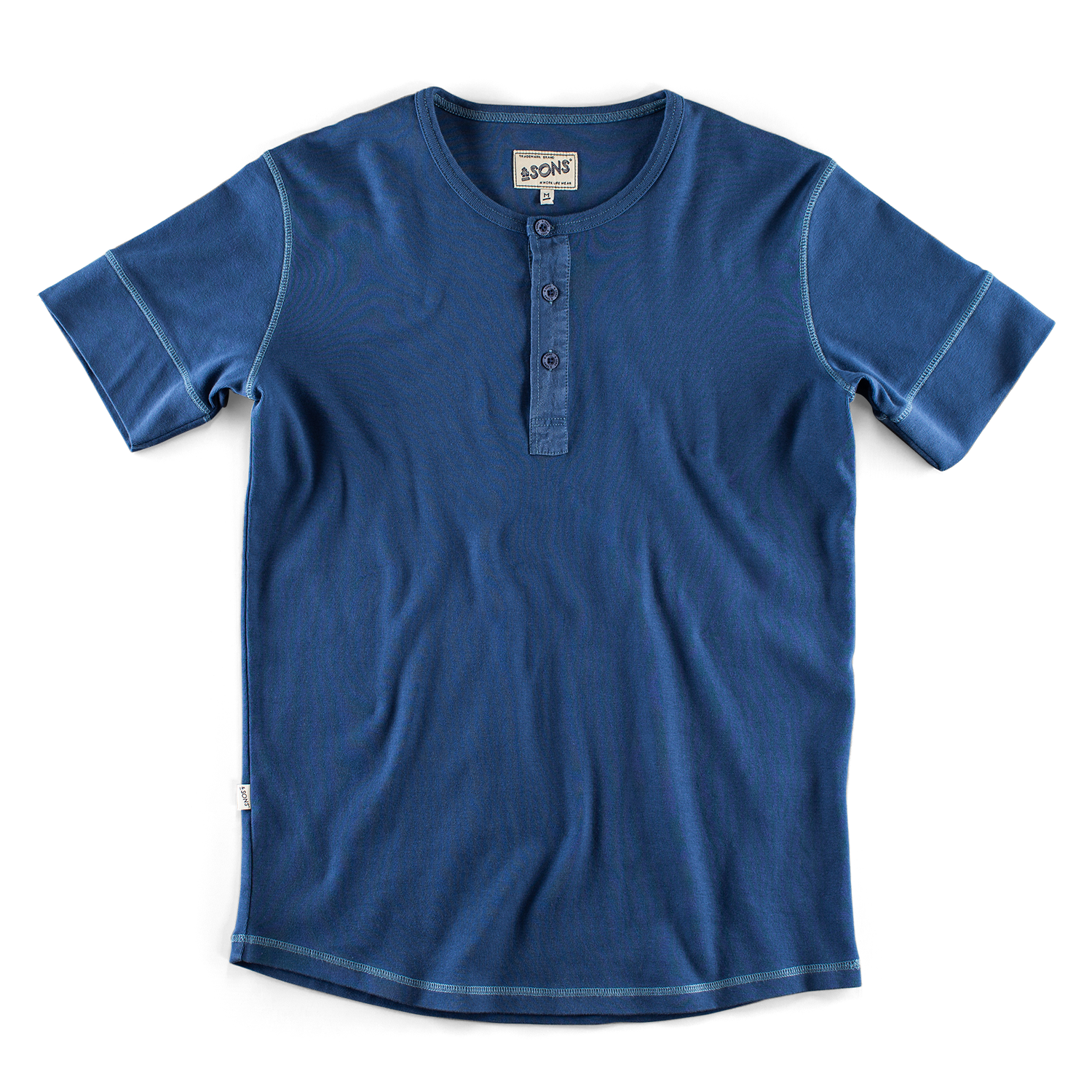 New Elder Henley Short Sleeve Shirt &SONS Men's Henleys