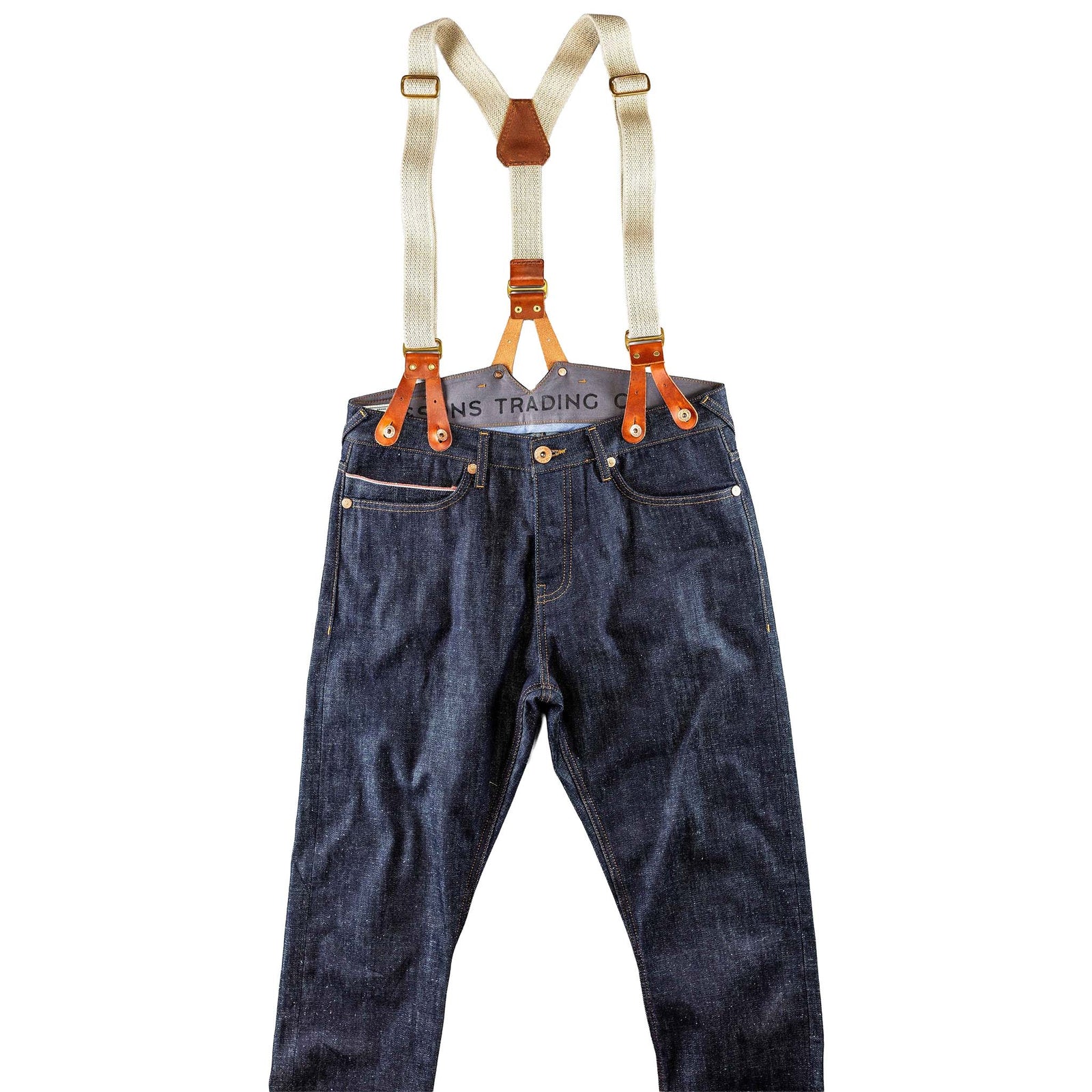 The New Frontier 14oz Selvedge Anti-bac Raw Denim Jeans &SONS Men's Jeans