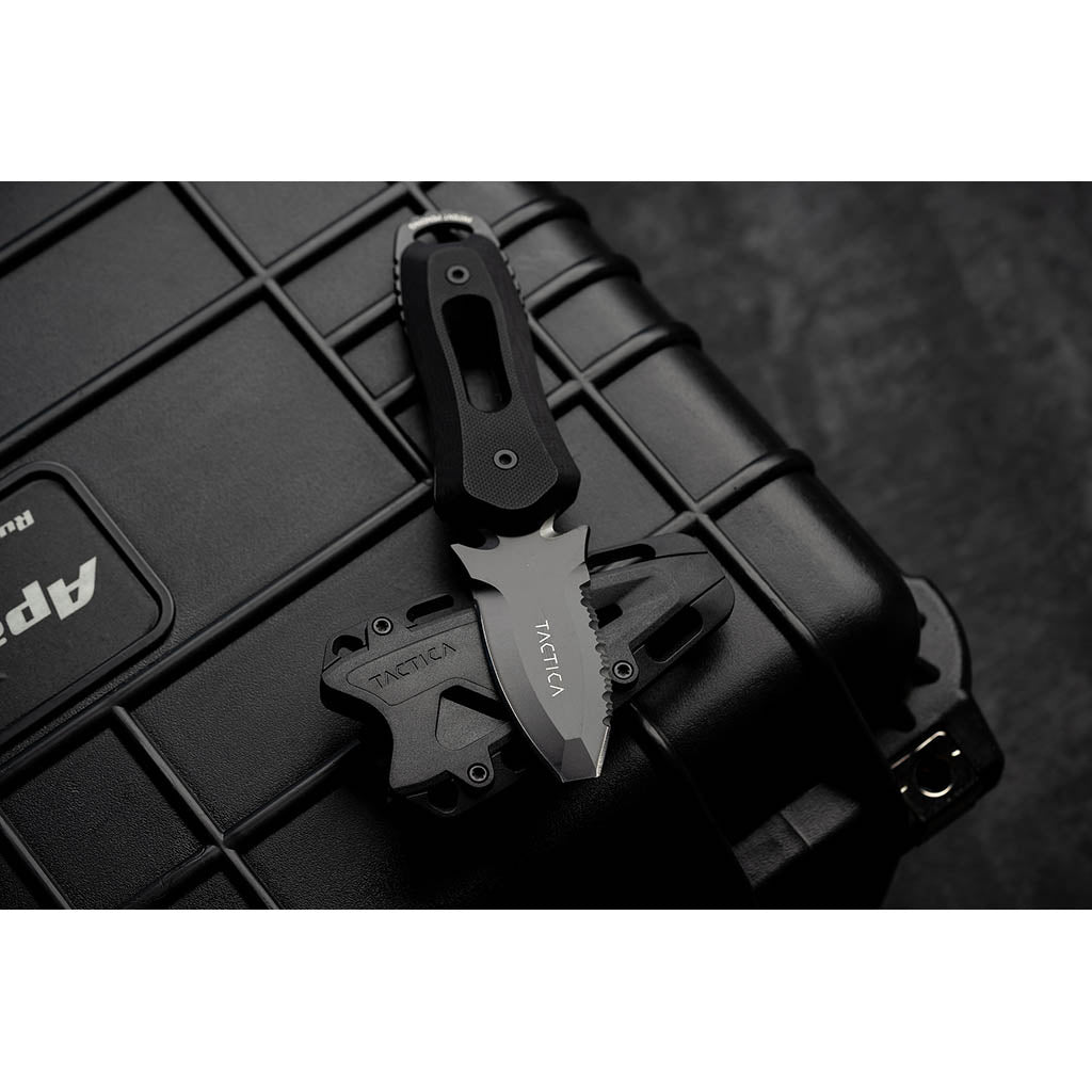K.220 Search & Rescue Knife | Compact TACTICA TCK0220CB-BLKBLK Knives One Size / Black - Blunt
