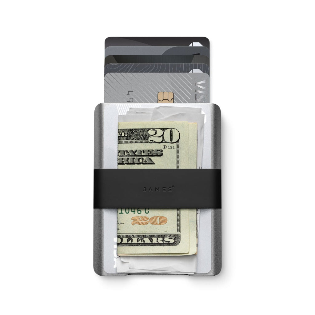 The Lowe The James Brand ES217995-10 Wallets One Size / Silver/Black
