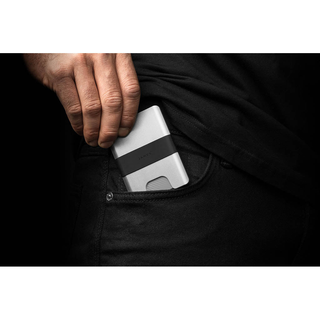 The Lowe The James Brand ES217995-10 Wallets One Size / Silver/Black