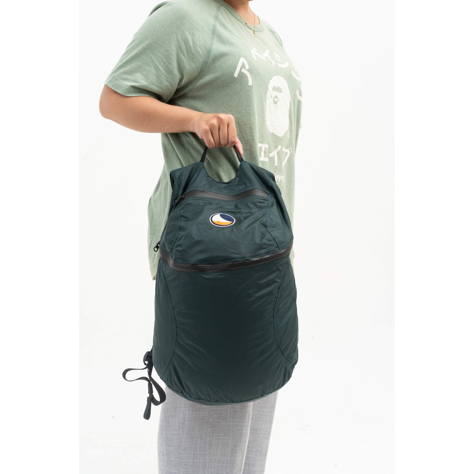 Backpack Plus | Water Resistant Ticket To The Moon TMPBPWR105 Backpacks 25L / Dark Green