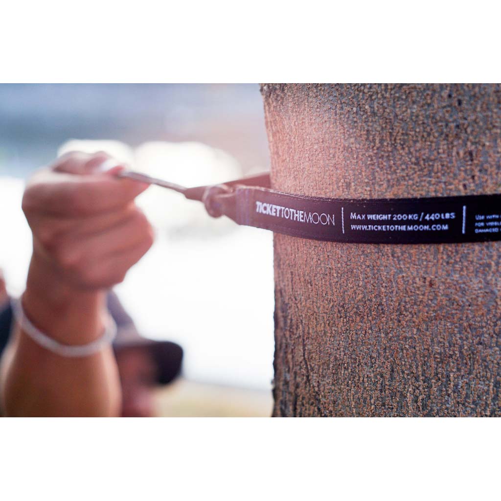 Lightest Straps (Set of 2) Ticket To The Moon TMLSTRAP Hammock Accessories One Size / Black/Green