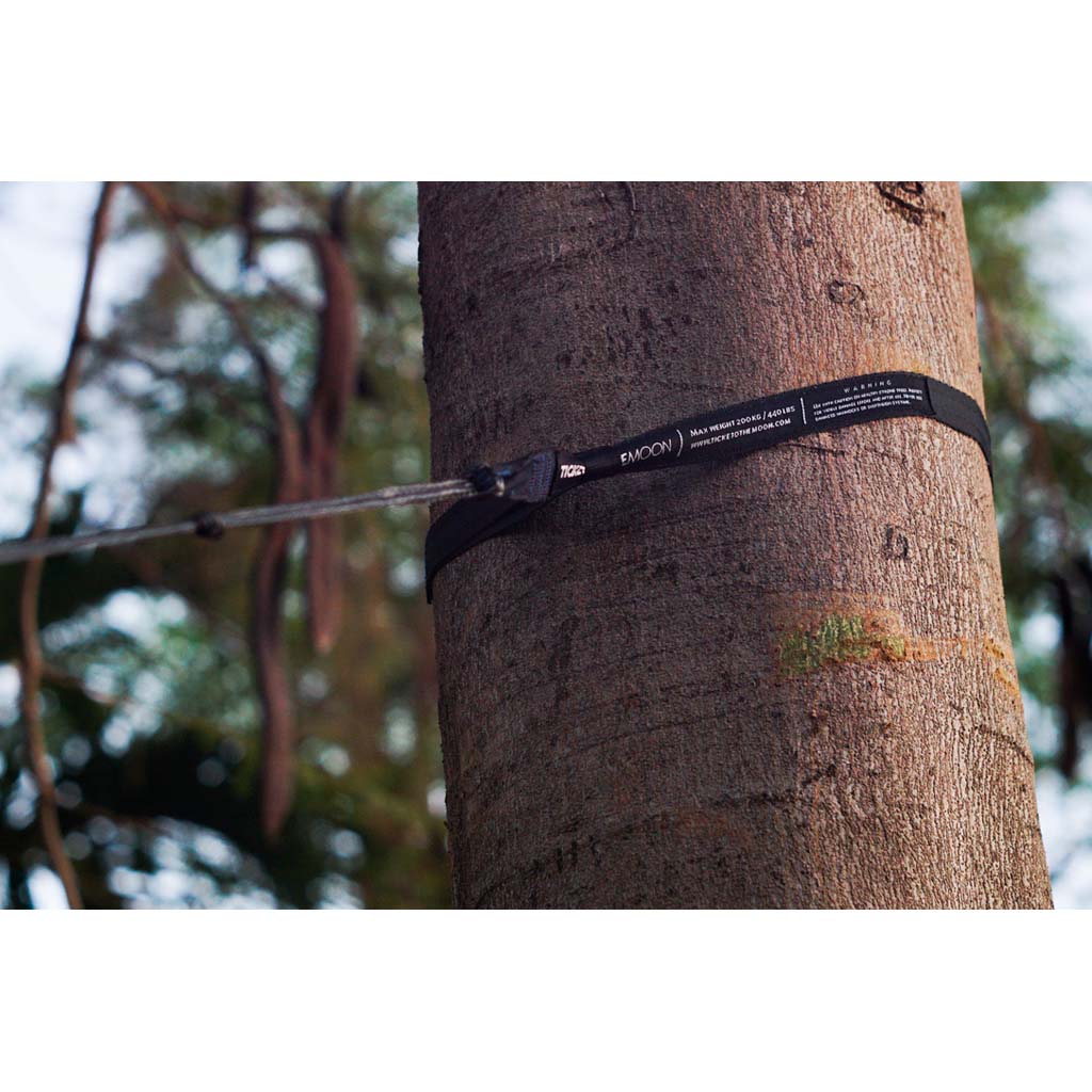Lightest Straps (Set of 2) Ticket To The Moon TMLSTRAP Hammock Accessories One Size / Black/Green