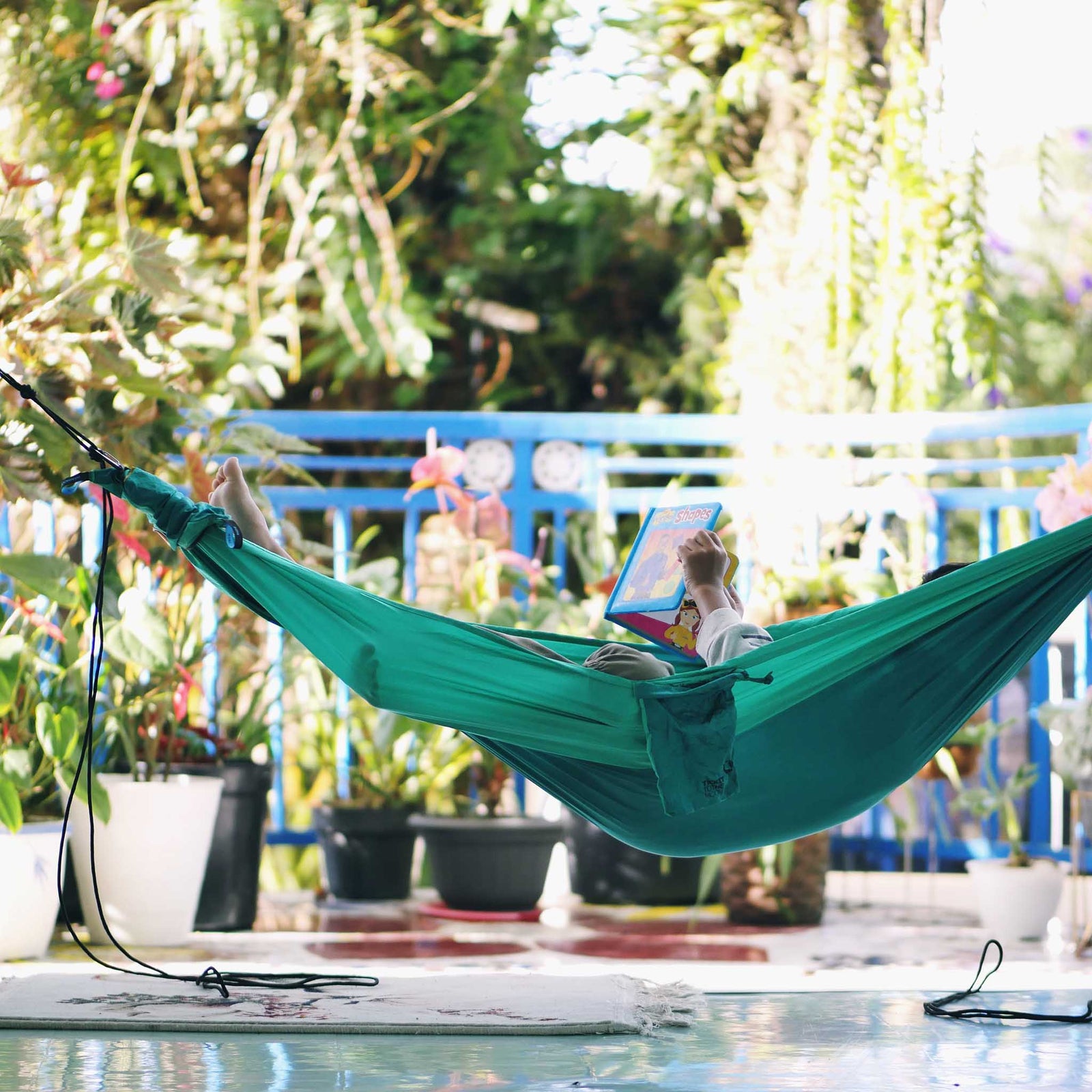 Mini Hammock Set Ticket To The Moon TMMINI7819 Hammocks 160 x 100 cm / Plum/Light Purple