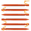 Pegs | Set of 6 Ticket To The Moon TMPEG6Y Hammock Accessories One Size / Orange