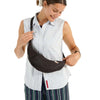 Upcycled Sling Bag Ticket To The Moon TMSLB0707 Sling Bags One Size / Black