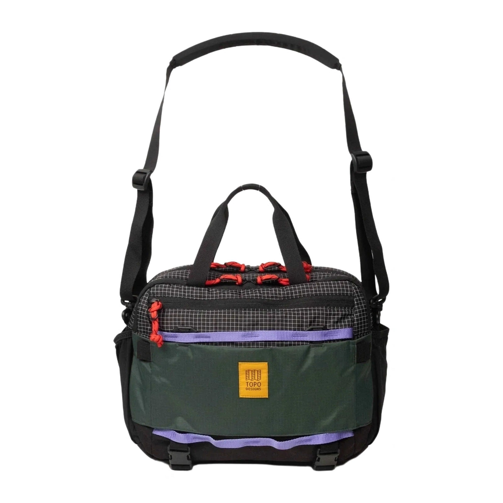 Mountain Cross Pack Topo Designs 932425524000 Sling Bags 17L / Grid/Very Peri