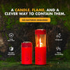 9 Hour Original Candle Lantern UCO Gear UCO23RED Lanterns One Size / Volcano Red