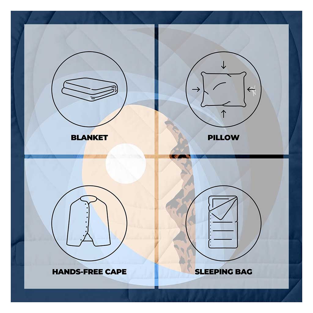 CloudTouch Blanket Voited V21UN03BLCTCLEN Blankets One Size / Lens/Inside