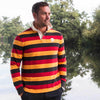 Mohicans 1871 Rugby Shirt Black & Blue 1871 Shirts - Rugby Shirts