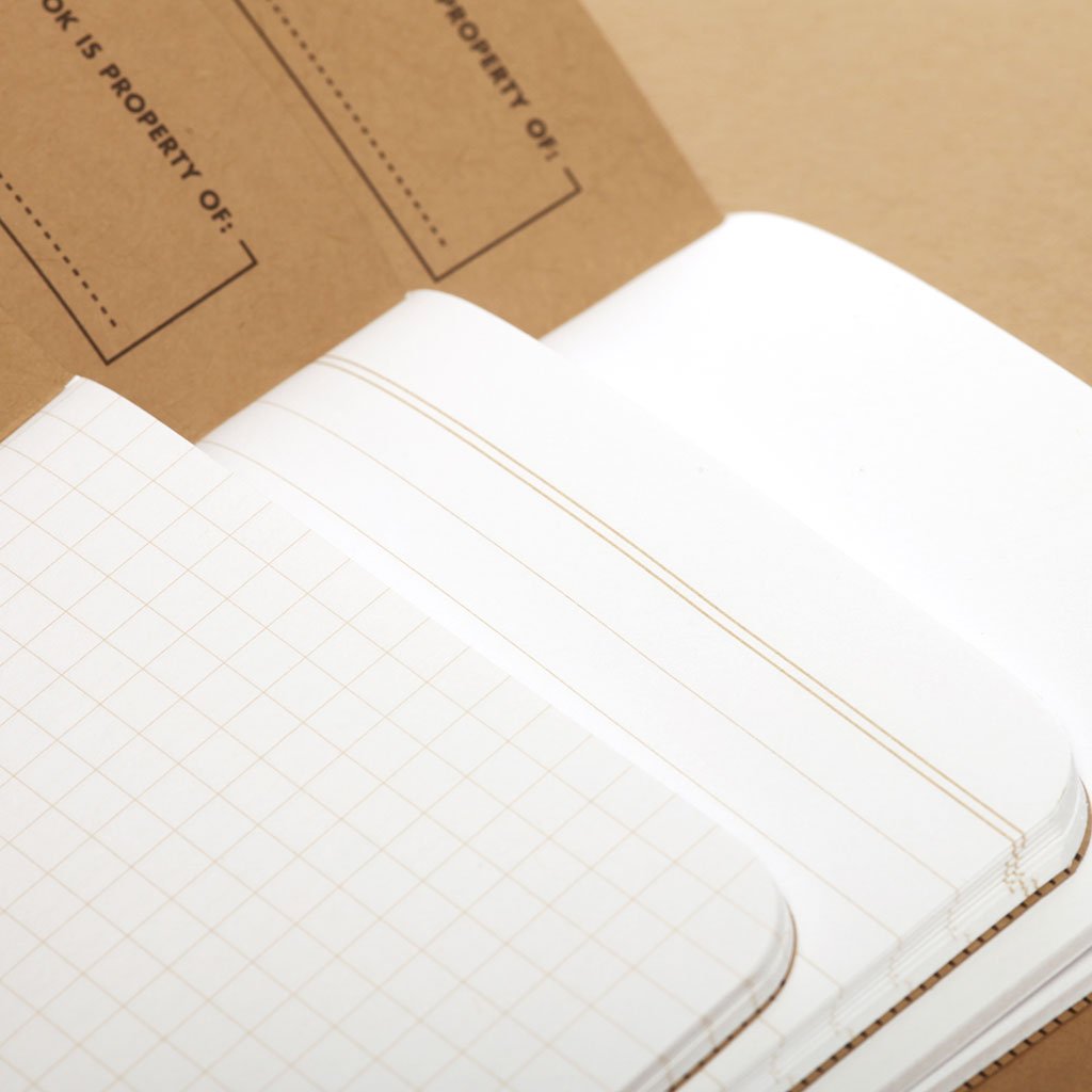 Original Graph 3-Pack Field Notes FN-01 Notebooks 3 Pack / Brown