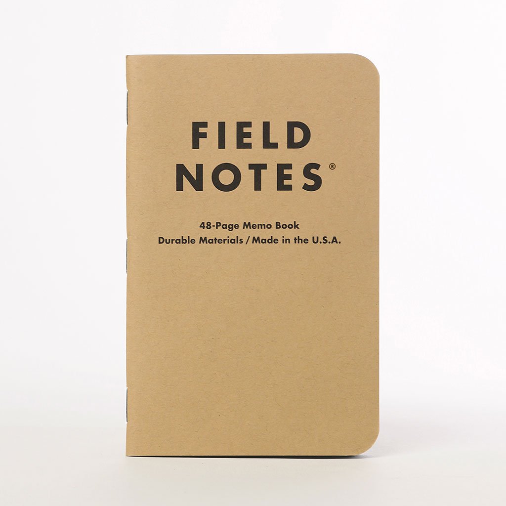 Original Mixed 3-Pack Field Notes FN-04 Notebooks 3 Pack / Brown