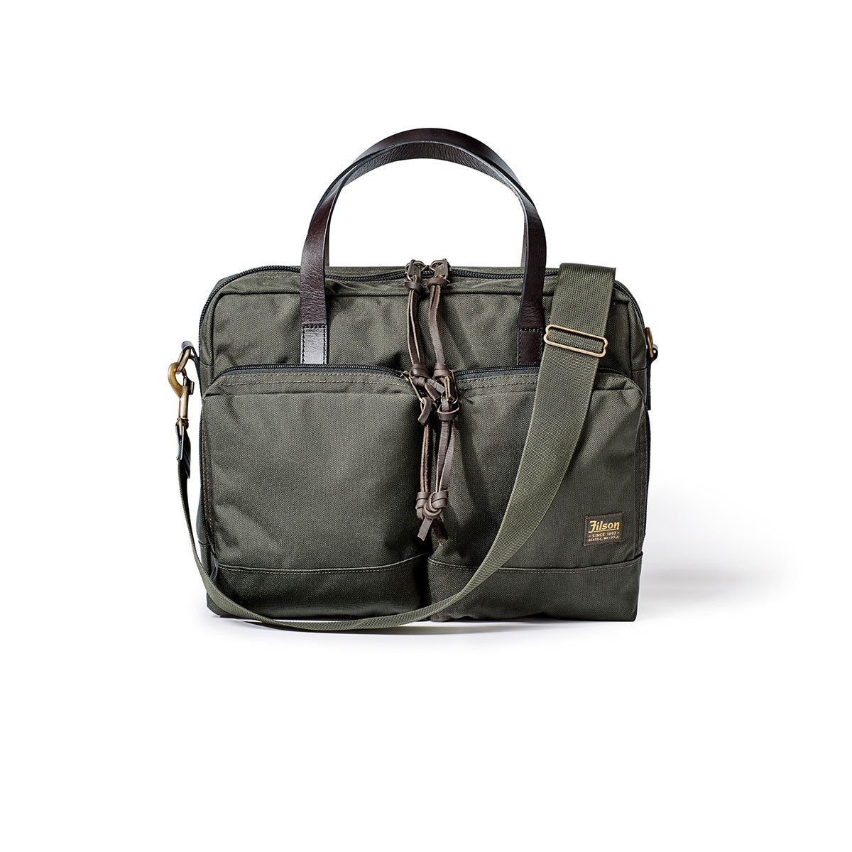 Dryden Briefcase Filson 20049878-OG Briefcases 14 L / Otter Green