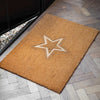 Embossed Star Doormat Garden Trading DMCO40 Doormats Large / Coir