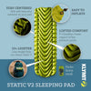 Static V2 Camping Mat Klymit 06S2GR03C Camping Mats Regular / Light Green
