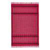 Ekshärad Röd Wool Blanket Öjbro Vantfabrik OEKS60UP130220 Blankets 130 x 220 cm / Red Multi