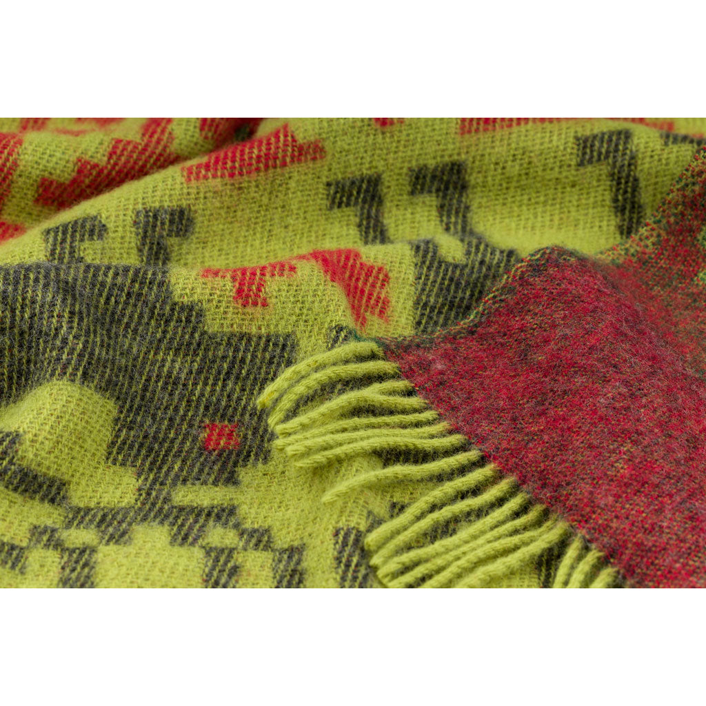 Fästfolk Evelina & Ewald Wool Blanket Öjbro Vantfabrik OFAS58UP130220 Blankets 130 x 220 cm / Fästfolk Evelina & Ewald