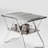 Stainless Steel My Table Snow Peak LV-039 Outdoor Tables One Size / Silver