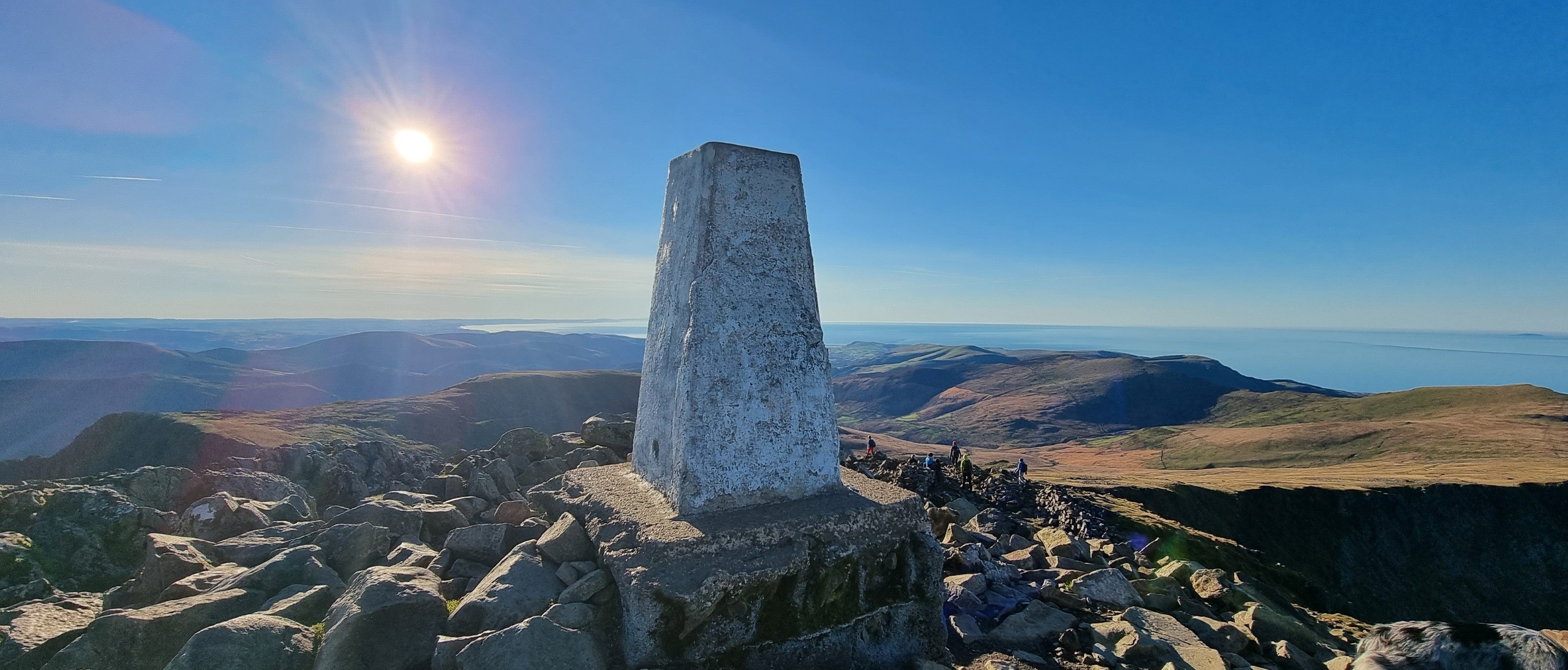 Penygadair summit trig point