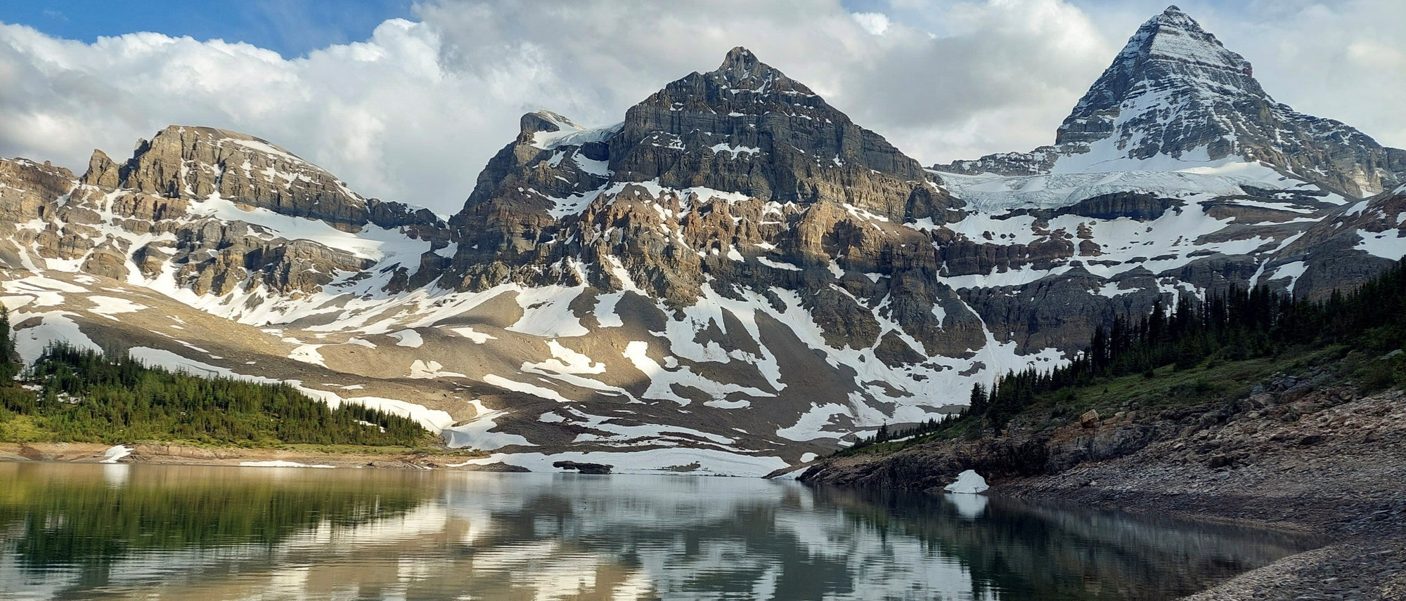 The multi-day trek up Assiniboine Pass to Lake Magog and back down Wonder Pass is one of Canada’s most iconic alpine adventures. (Photo by Aila Taylor)