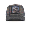 Moon Panther Plaid Trucker Hat