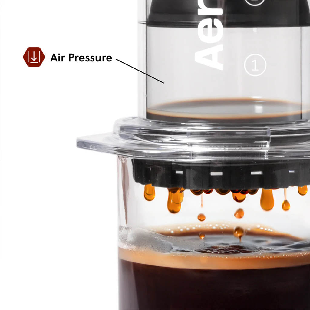 AeroPress Clear Coffee Press AeroPress 90GN05 Coffee Makers One Size / Green