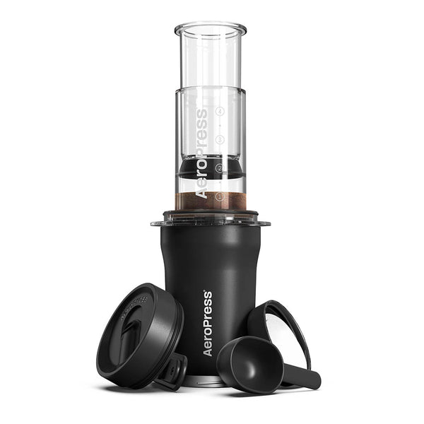 AeroPress GO Plus Travel Coffee Press AeroPress 15PLBK05 Coffee Makers One Size / Black