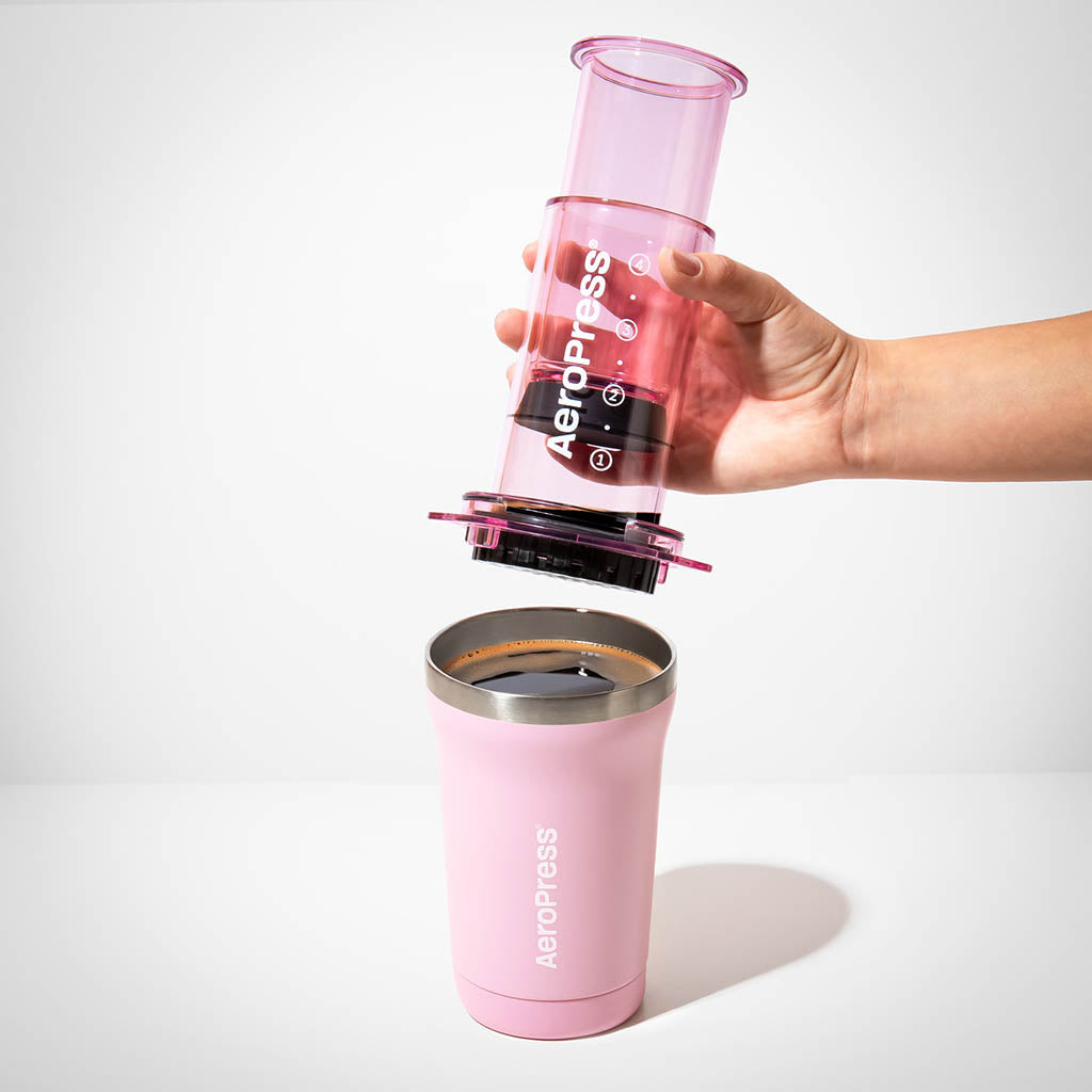 AeroPress GO Plus Travel Coffee Press AeroPress 15PLPK05 Coffee Makers One Size / Pink