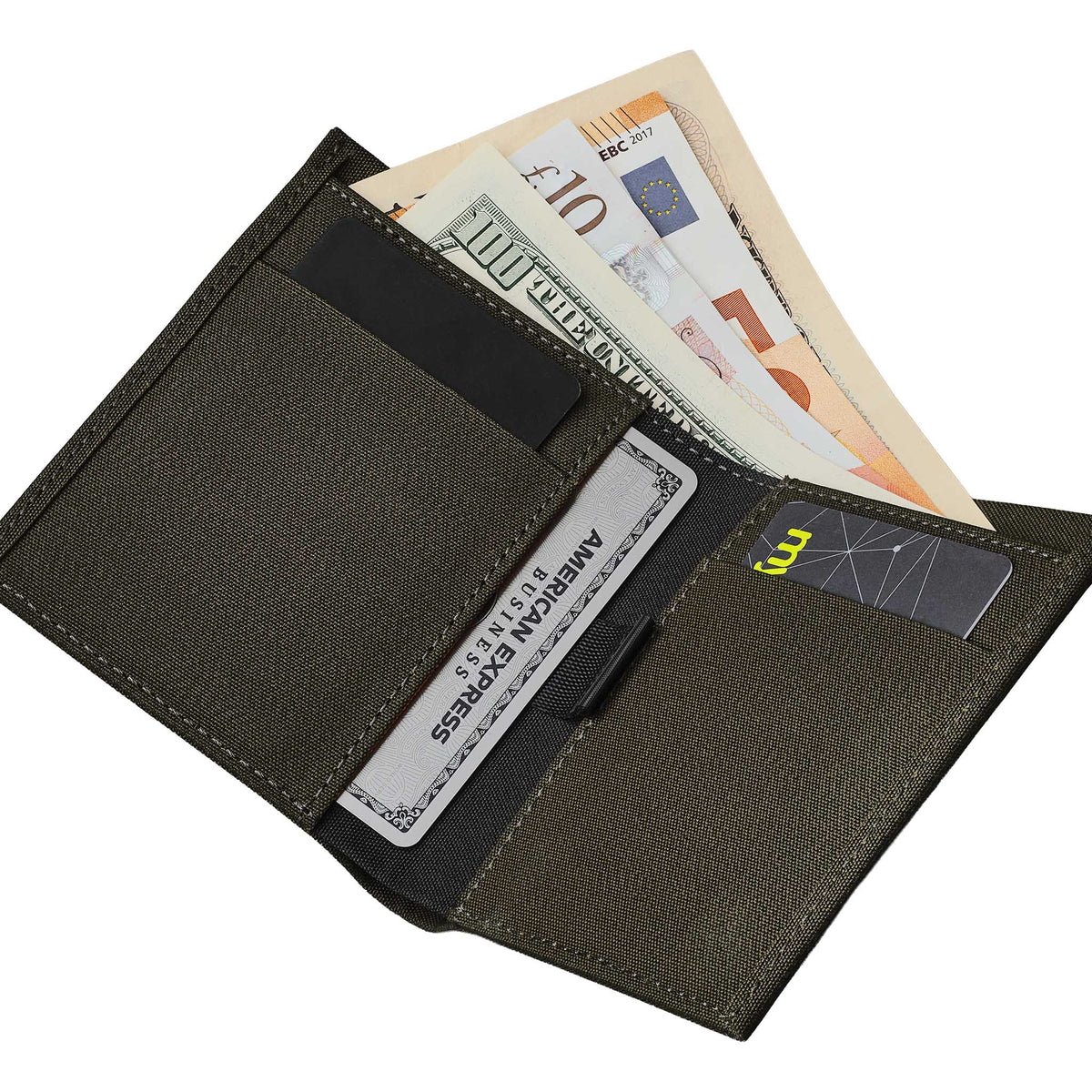 Ark Bifold Cash Wallet Alpaka AD010620521 Wallets One Size / Army Green | Axoflux 300D
